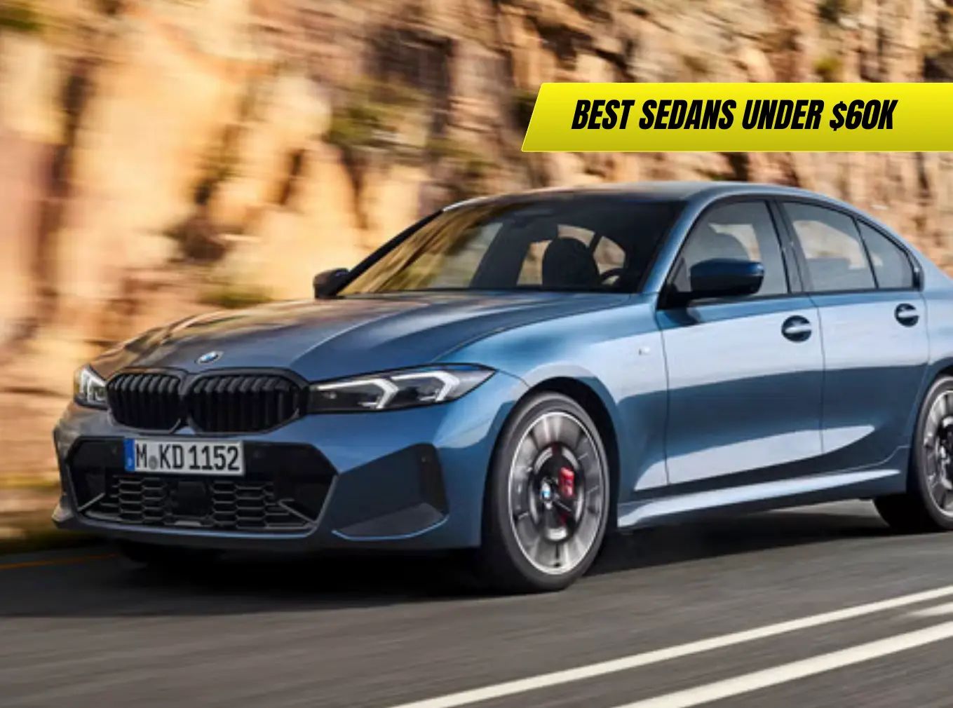 Illustration-style image representing a range of sedan options under a budget, highlighting the variety of affordable choices